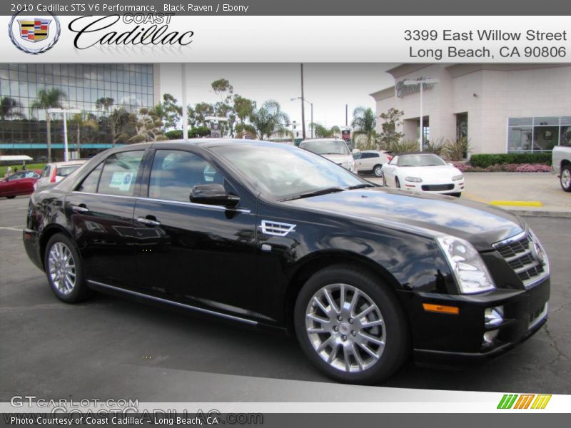 Black Raven / Ebony 2010 Cadillac STS V6 Performance