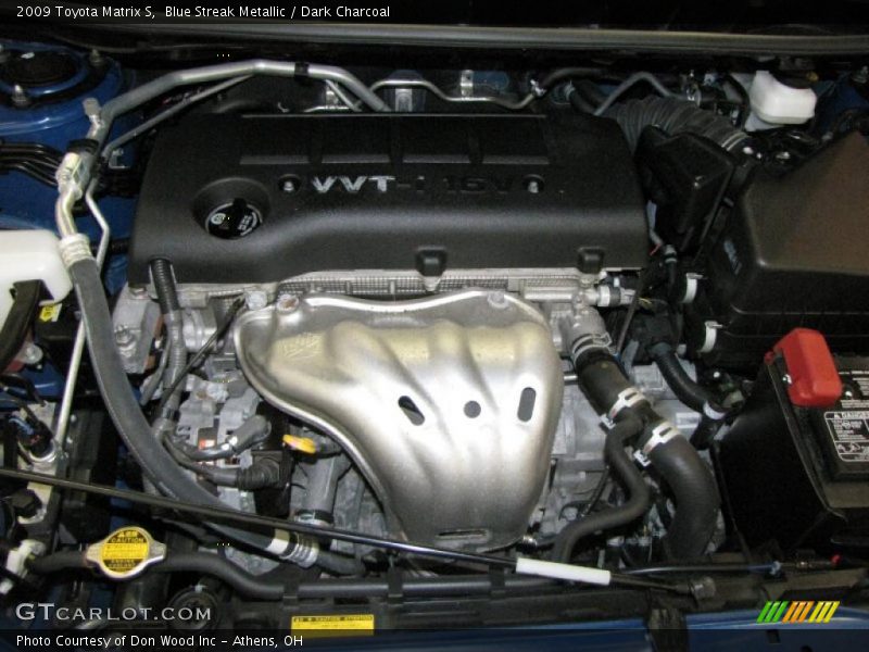 Blue Streak Metallic / Dark Charcoal 2009 Toyota Matrix S