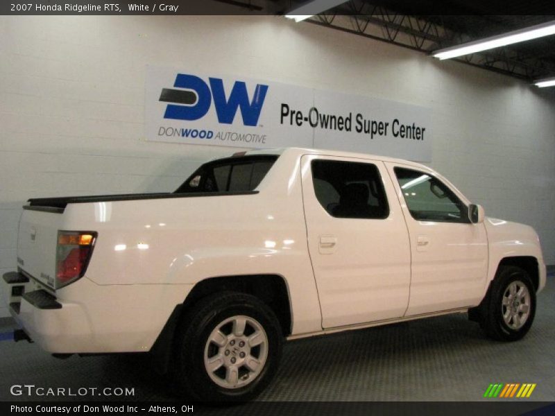 White / Gray 2007 Honda Ridgeline RTS