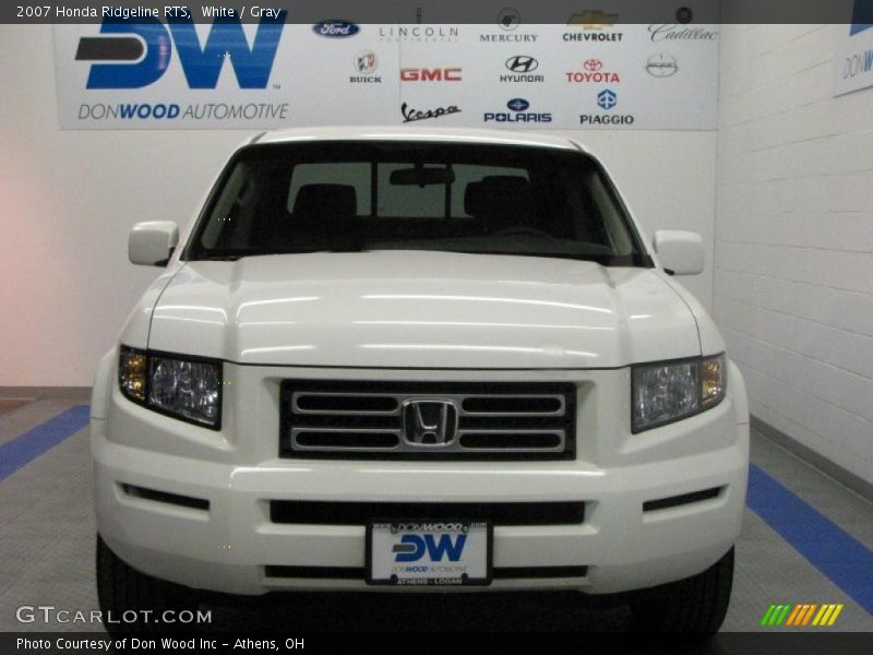 White / Gray 2007 Honda Ridgeline RTS