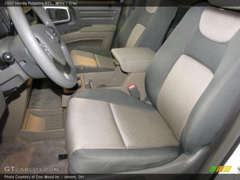 White / Gray 2007 Honda Ridgeline RTS