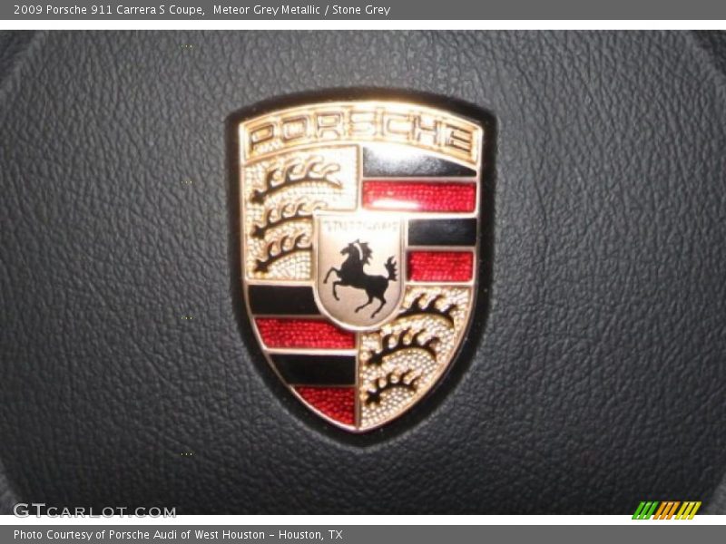 Meteor Grey Metallic / Stone Grey 2009 Porsche 911 Carrera S Coupe