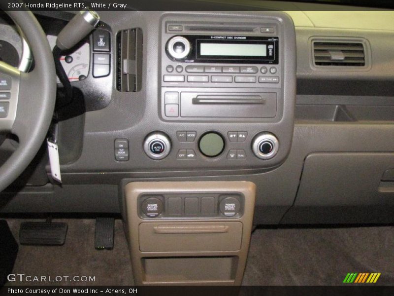 White / Gray 2007 Honda Ridgeline RTS