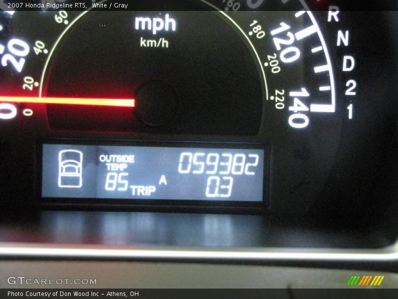 White / Gray 2007 Honda Ridgeline RTS