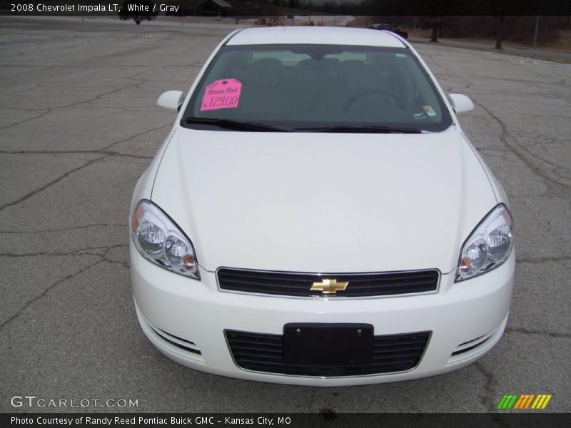 White / Gray 2008 Chevrolet Impala LT