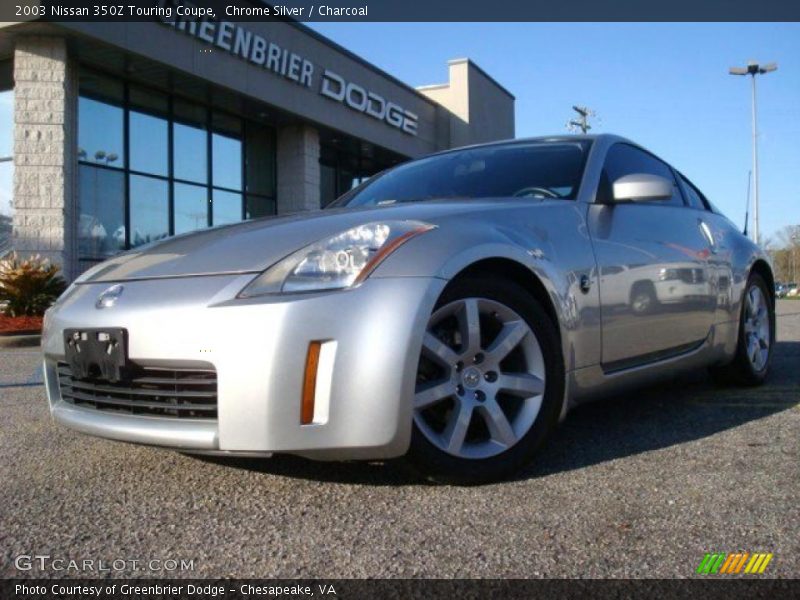 Chrome Silver / Charcoal 2003 Nissan 350Z Touring Coupe