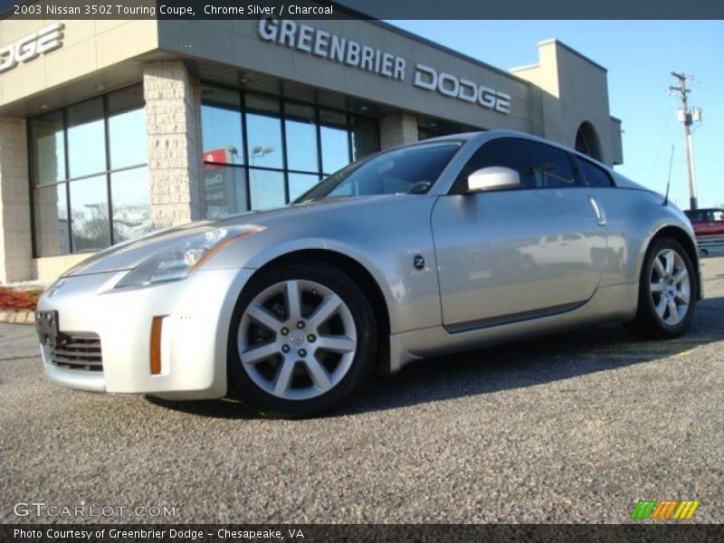 Chrome Silver / Charcoal 2003 Nissan 350Z Touring Coupe