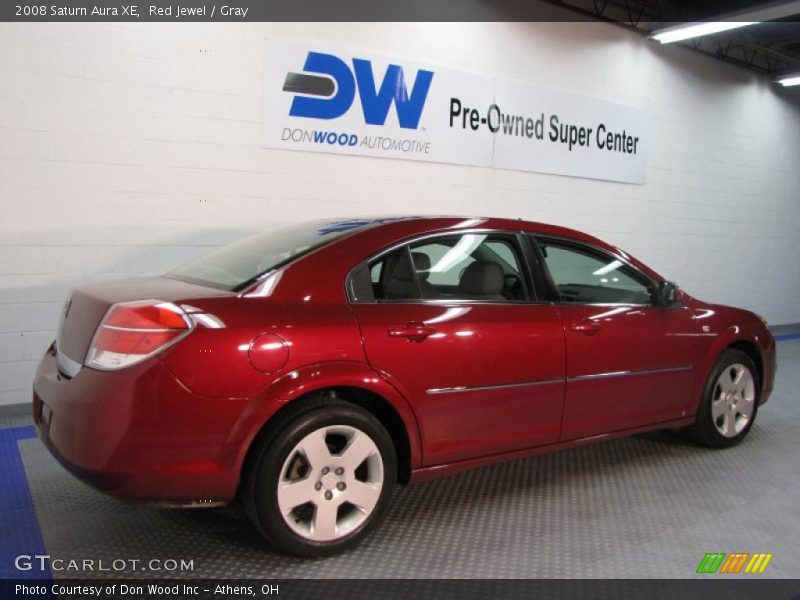 Red Jewel / Gray 2008 Saturn Aura XE