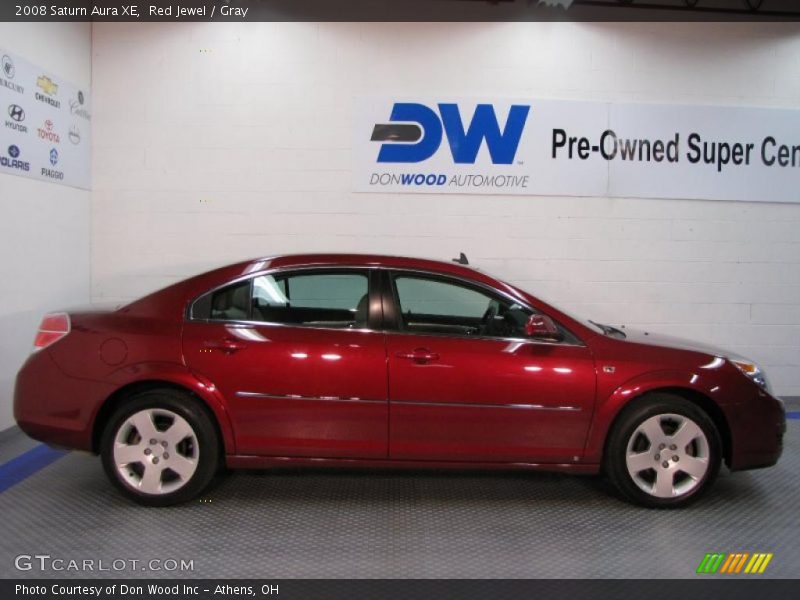 Red Jewel / Gray 2008 Saturn Aura XE