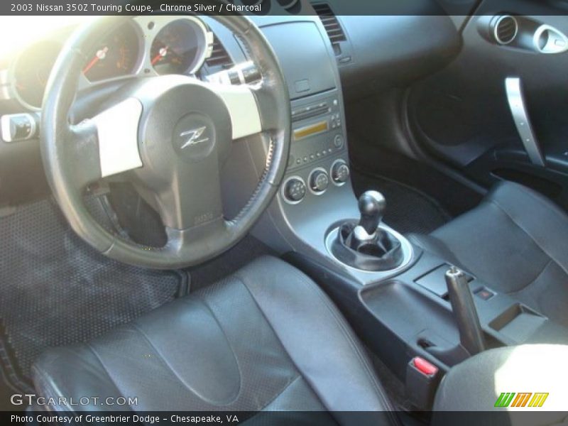 Chrome Silver / Charcoal 2003 Nissan 350Z Touring Coupe