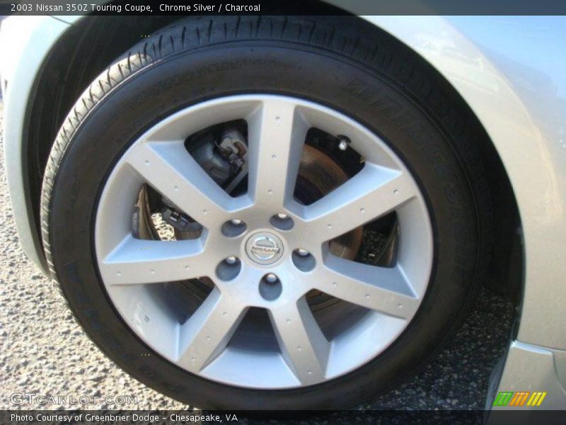Chrome Silver / Charcoal 2003 Nissan 350Z Touring Coupe