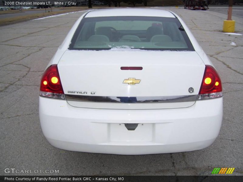 White / Gray 2008 Chevrolet Impala LT