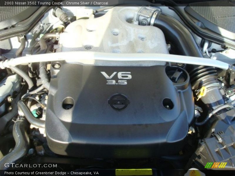 Chrome Silver / Charcoal 2003 Nissan 350Z Touring Coupe