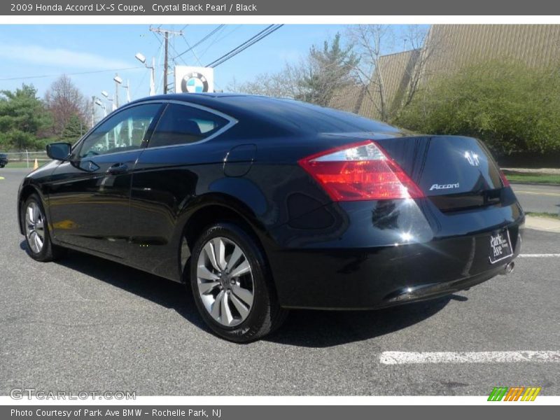 Crystal Black Pearl / Black 2009 Honda Accord LX-S Coupe