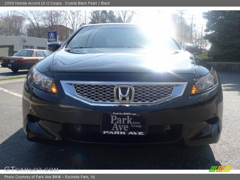 Crystal Black Pearl / Black 2009 Honda Accord LX-S Coupe
