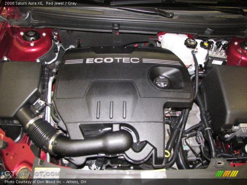 Red Jewel / Gray 2008 Saturn Aura XE