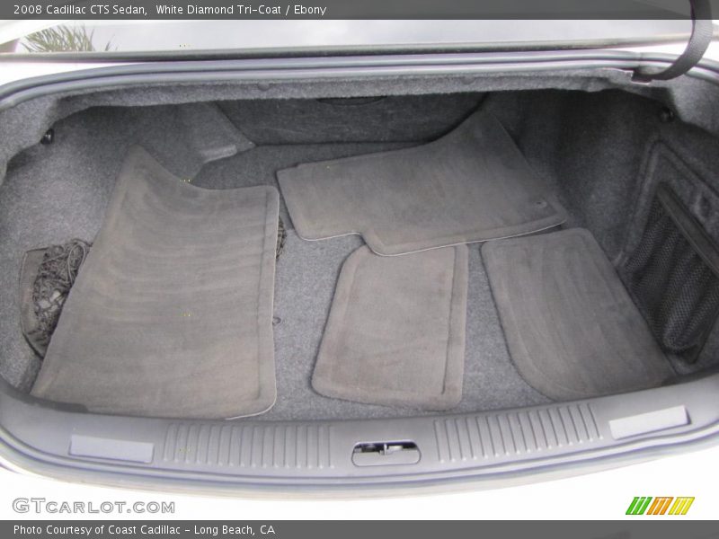 White Diamond Tri-Coat / Ebony 2008 Cadillac CTS Sedan