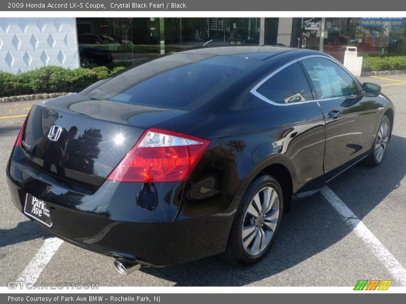 Crystal Black Pearl / Black 2009 Honda Accord LX-S Coupe