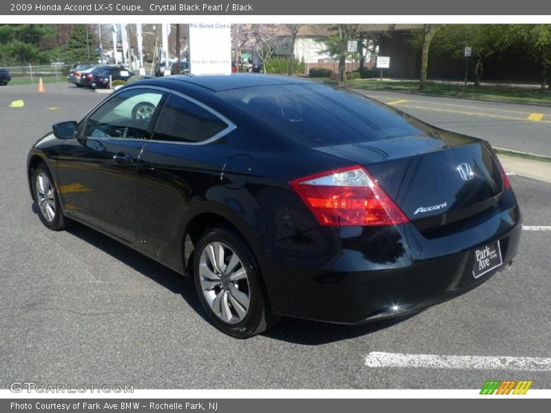 Crystal Black Pearl / Black 2009 Honda Accord LX-S Coupe