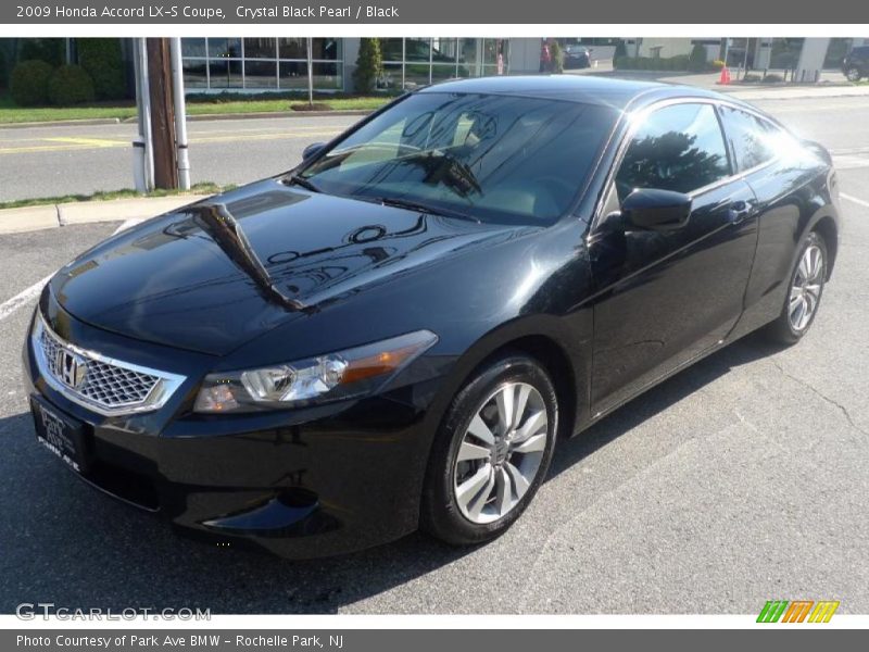 Crystal Black Pearl / Black 2009 Honda Accord LX-S Coupe