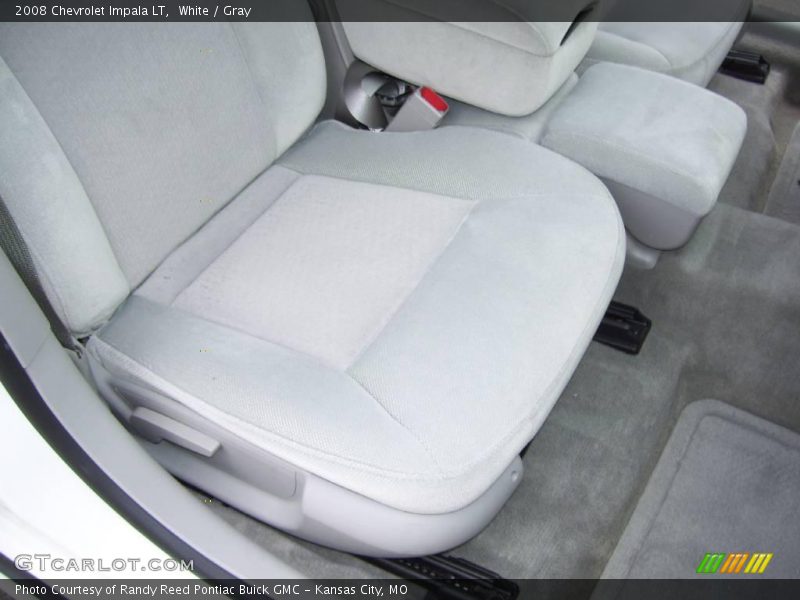 White / Gray 2008 Chevrolet Impala LT