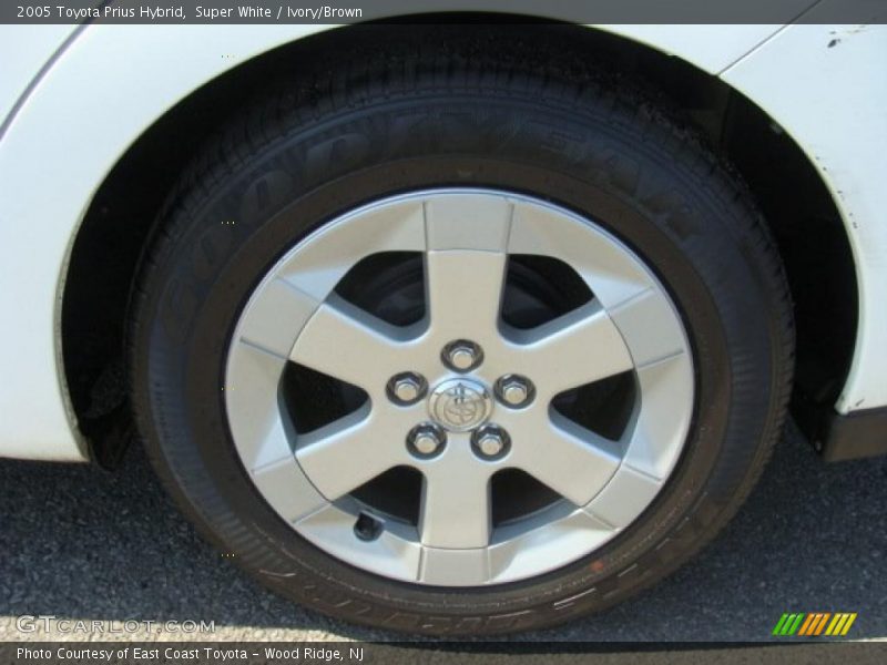 Super White / Ivory/Brown 2005 Toyota Prius Hybrid