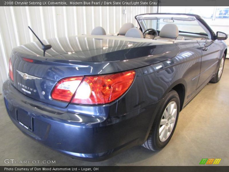Modern Blue Pearl / Dark Slate Gray/Light Slate Gray 2008 Chrysler Sebring LX Convertible