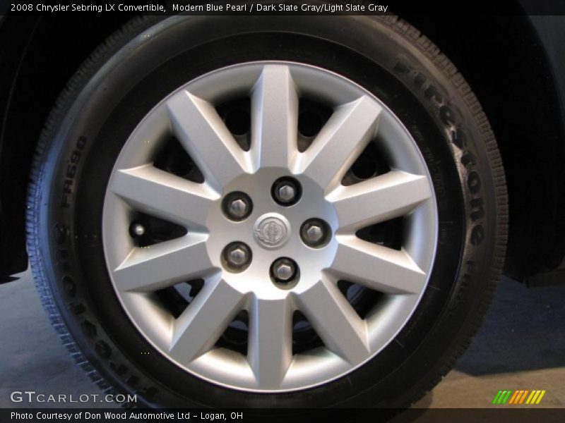 Modern Blue Pearl / Dark Slate Gray/Light Slate Gray 2008 Chrysler Sebring LX Convertible
