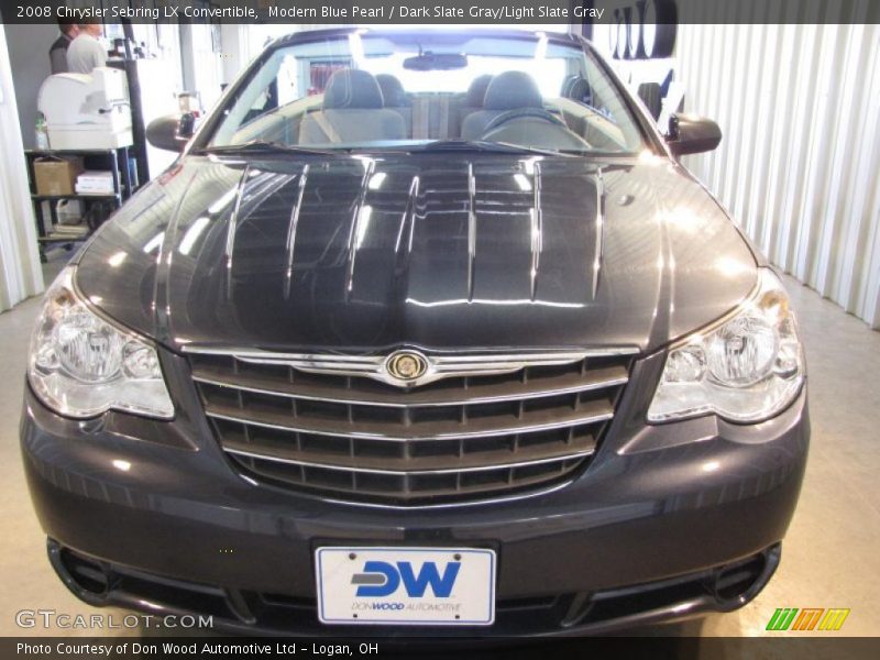 Modern Blue Pearl / Dark Slate Gray/Light Slate Gray 2008 Chrysler Sebring LX Convertible
