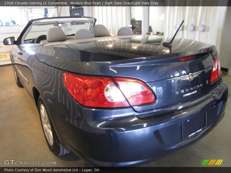 Modern Blue Pearl / Dark Slate Gray/Light Slate Gray 2008 Chrysler Sebring LX Convertible