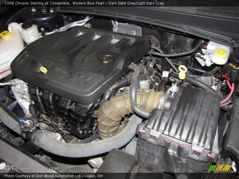 Modern Blue Pearl / Dark Slate Gray/Light Slate Gray 2008 Chrysler Sebring LX Convertible