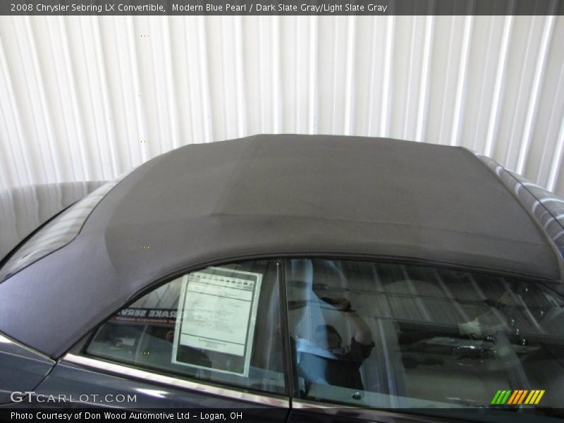 Modern Blue Pearl / Dark Slate Gray/Light Slate Gray 2008 Chrysler Sebring LX Convertible