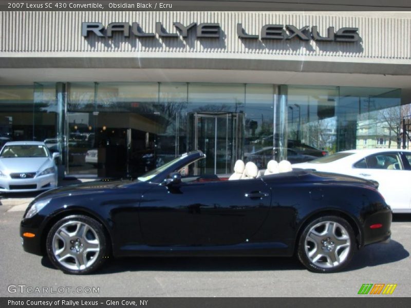 Obsidian Black / Ecru 2007 Lexus SC 430 Convertible