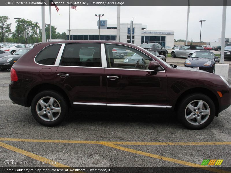 Carmona Red Metallic / Havanna/Sand Beige 2004 Porsche Cayenne S