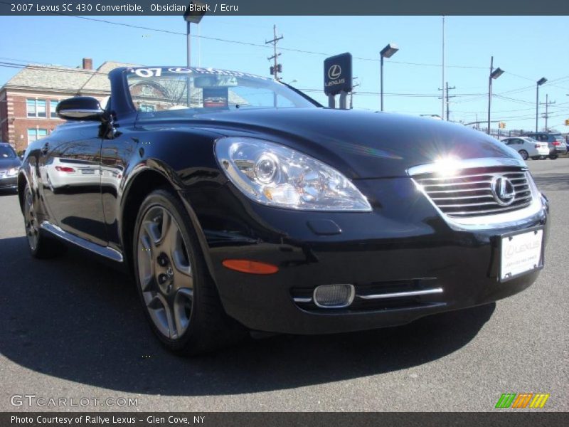 Obsidian Black / Ecru 2007 Lexus SC 430 Convertible