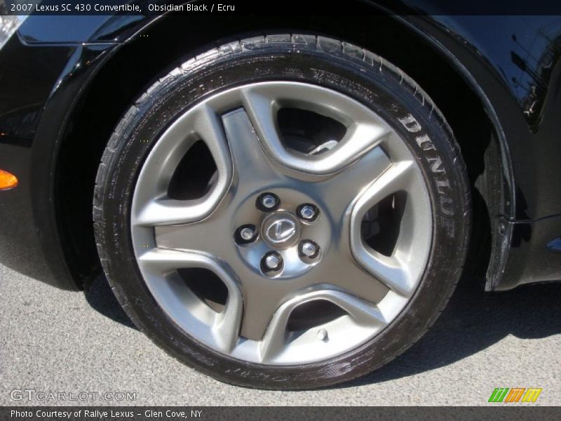Obsidian Black / Ecru 2007 Lexus SC 430 Convertible