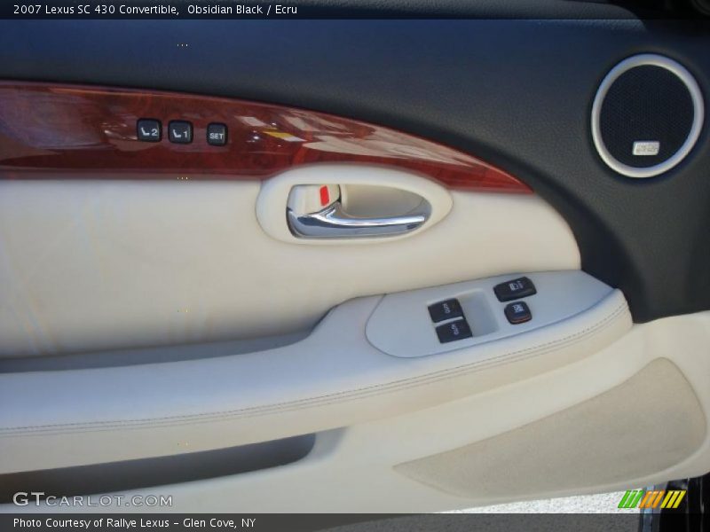 Obsidian Black / Ecru 2007 Lexus SC 430 Convertible