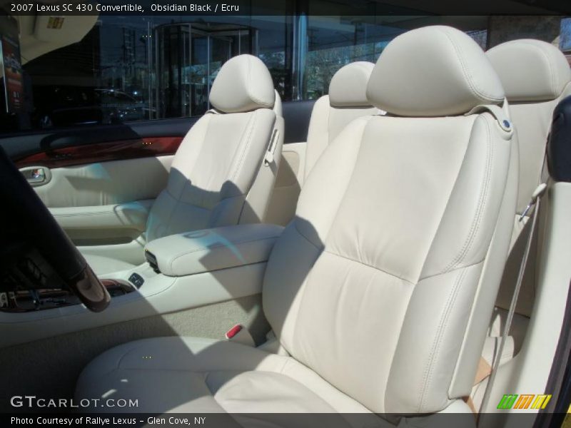 Obsidian Black / Ecru 2007 Lexus SC 430 Convertible