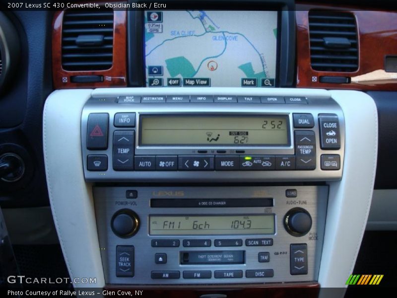 Obsidian Black / Ecru 2007 Lexus SC 430 Convertible