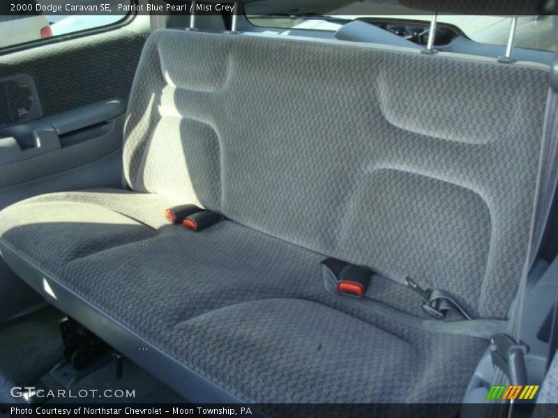 Patriot Blue Pearl / Mist Grey 2000 Dodge Caravan SE