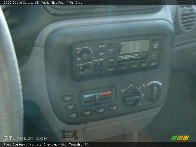 Patriot Blue Pearl / Mist Grey 2000 Dodge Caravan SE