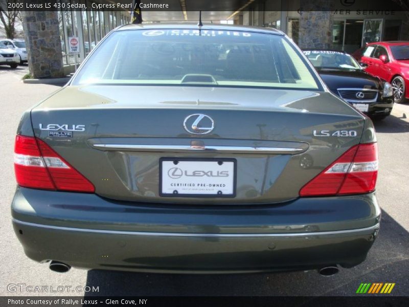 Cypress Pearl / Cashmere 2005 Lexus LS 430 Sedan