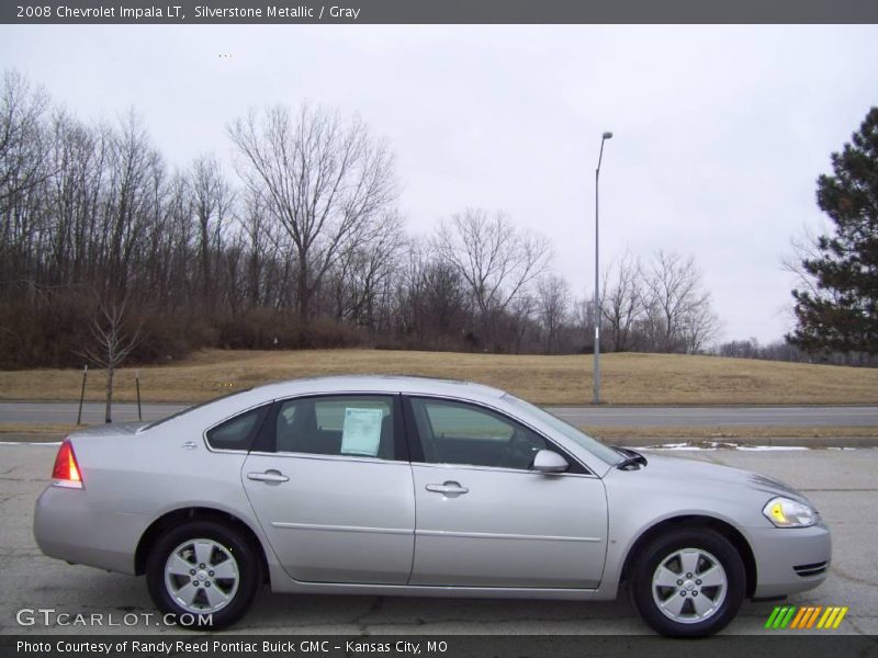 Silverstone Metallic / Gray 2008 Chevrolet Impala LT