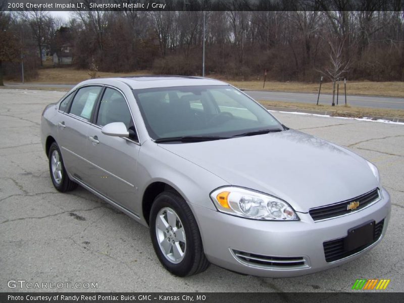 Silverstone Metallic / Gray 2008 Chevrolet Impala LT