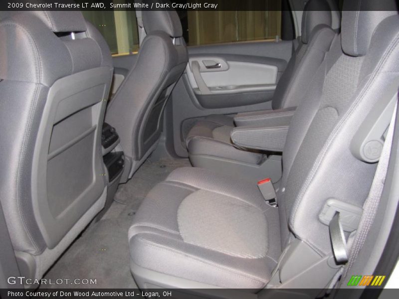 Summit White / Dark Gray/Light Gray 2009 Chevrolet Traverse LT AWD