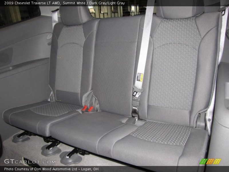 Summit White / Dark Gray/Light Gray 2009 Chevrolet Traverse LT AWD