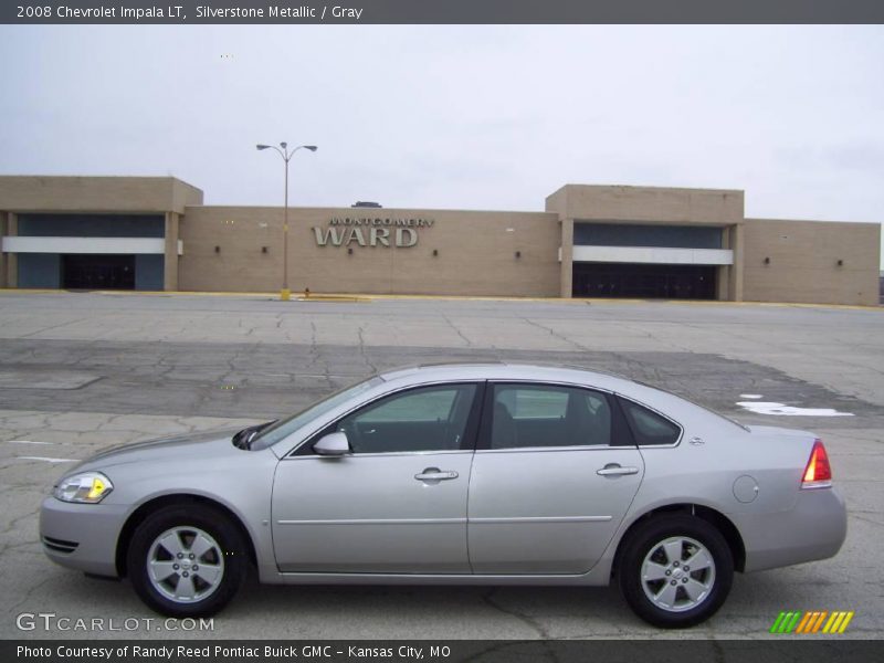 Silverstone Metallic / Gray 2008 Chevrolet Impala LT