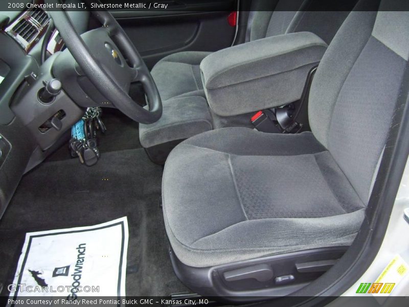 Silverstone Metallic / Gray 2008 Chevrolet Impala LT