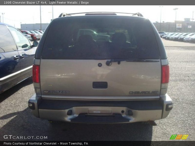 Light Pewter Metallic / Beige 1998 Chevrolet Blazer LT 4x4