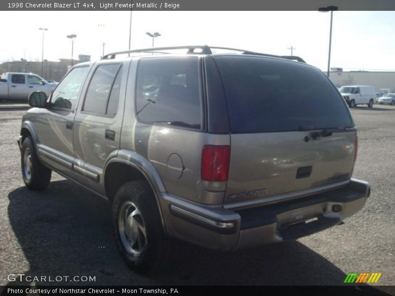 Light Pewter Metallic / Beige 1998 Chevrolet Blazer LT 4x4